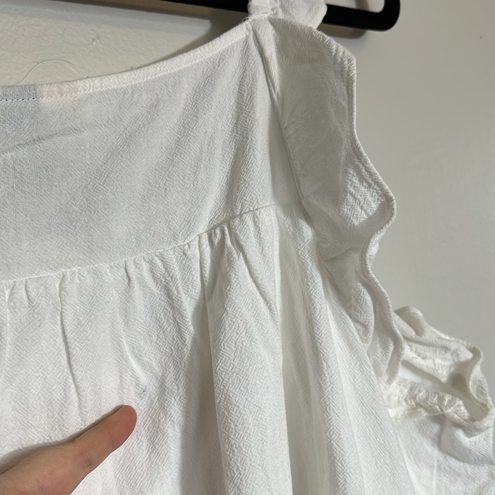 Universal Thread White Ruffle Dress - Picture 8 of 8